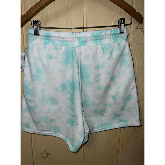 CareBears Shorts Womens Small Relaxed Mint Green Tie Dye Throwback Retro Fan - Picture 9 of 13
